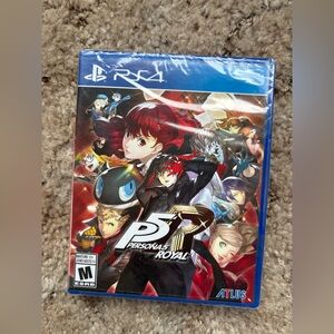 Sony PS4 Persona 5 Royal Video Game - Red, Black, Blue